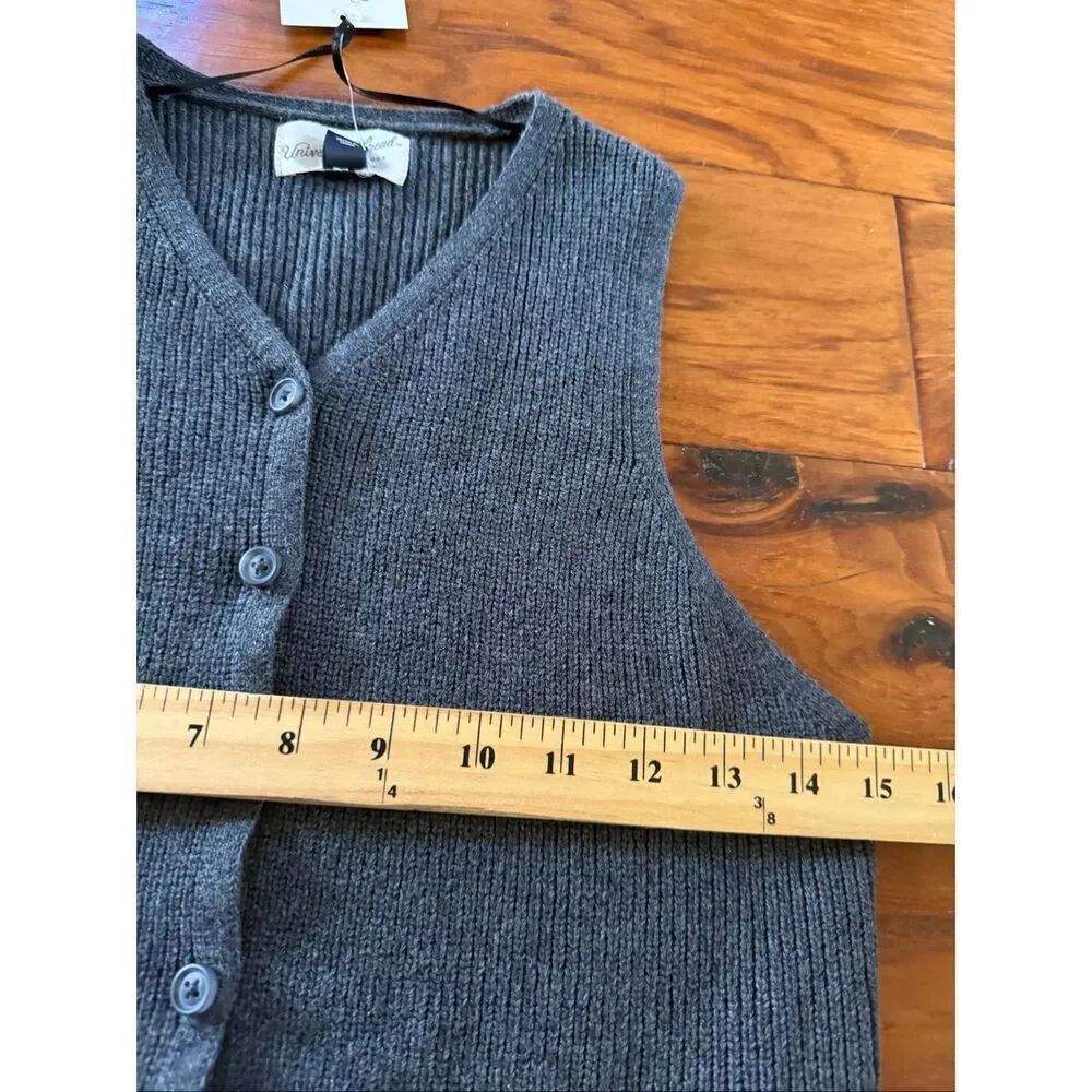 NWT Universal Thread Ribbed Knit Button-Front Sweater Vest – Size Small - Picture 7 of 10